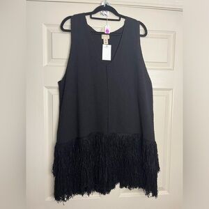 NWT H&M Knit Fringe Dress